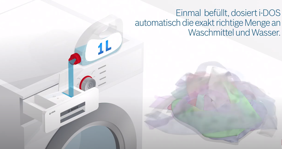 Bosch Waschmaschine mit i-Dos